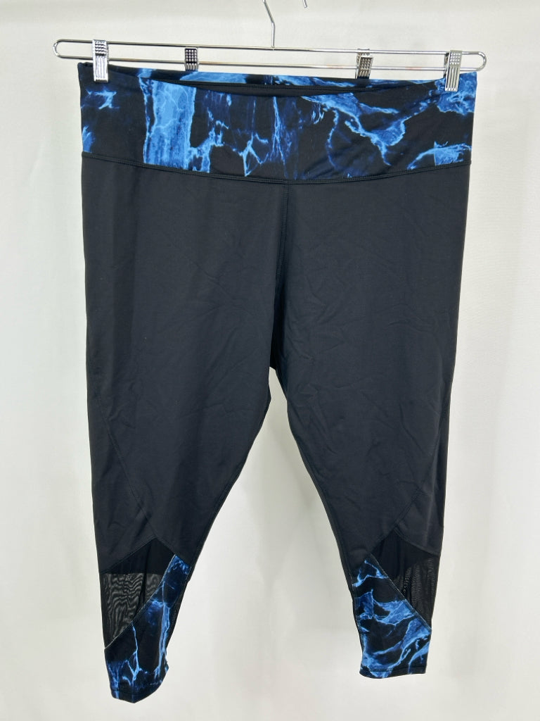 ZELOS NWT Women Size 3X BLACK AND BLUE Workout