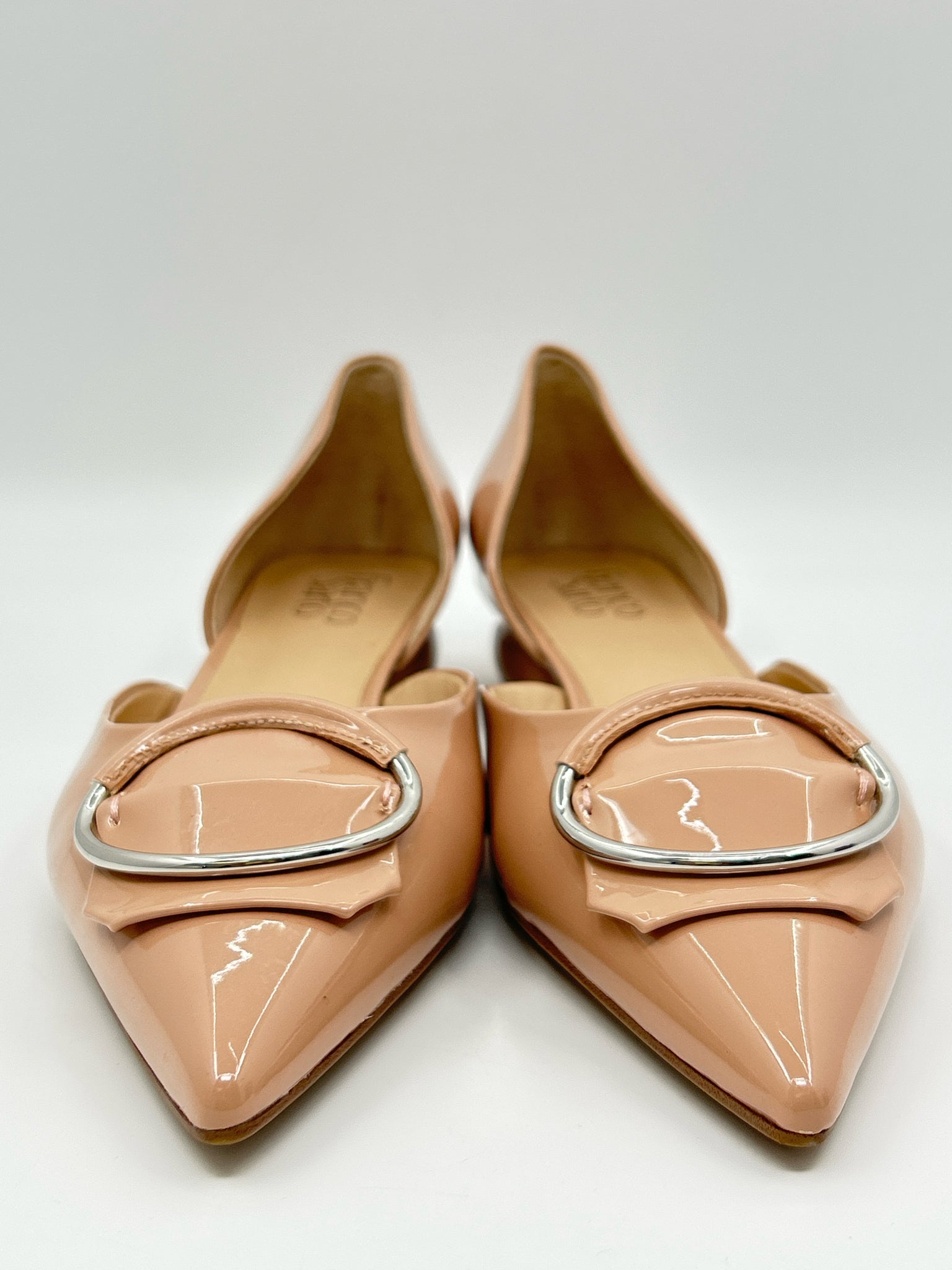 FRANCO SARTO Size 11M Peach Women Flats NIB