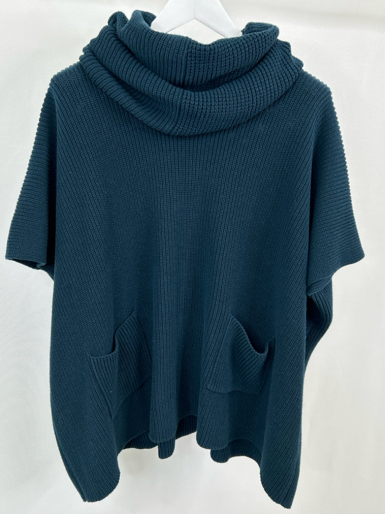 CABI Women Size XS/S Teal Sweater w/Scarf