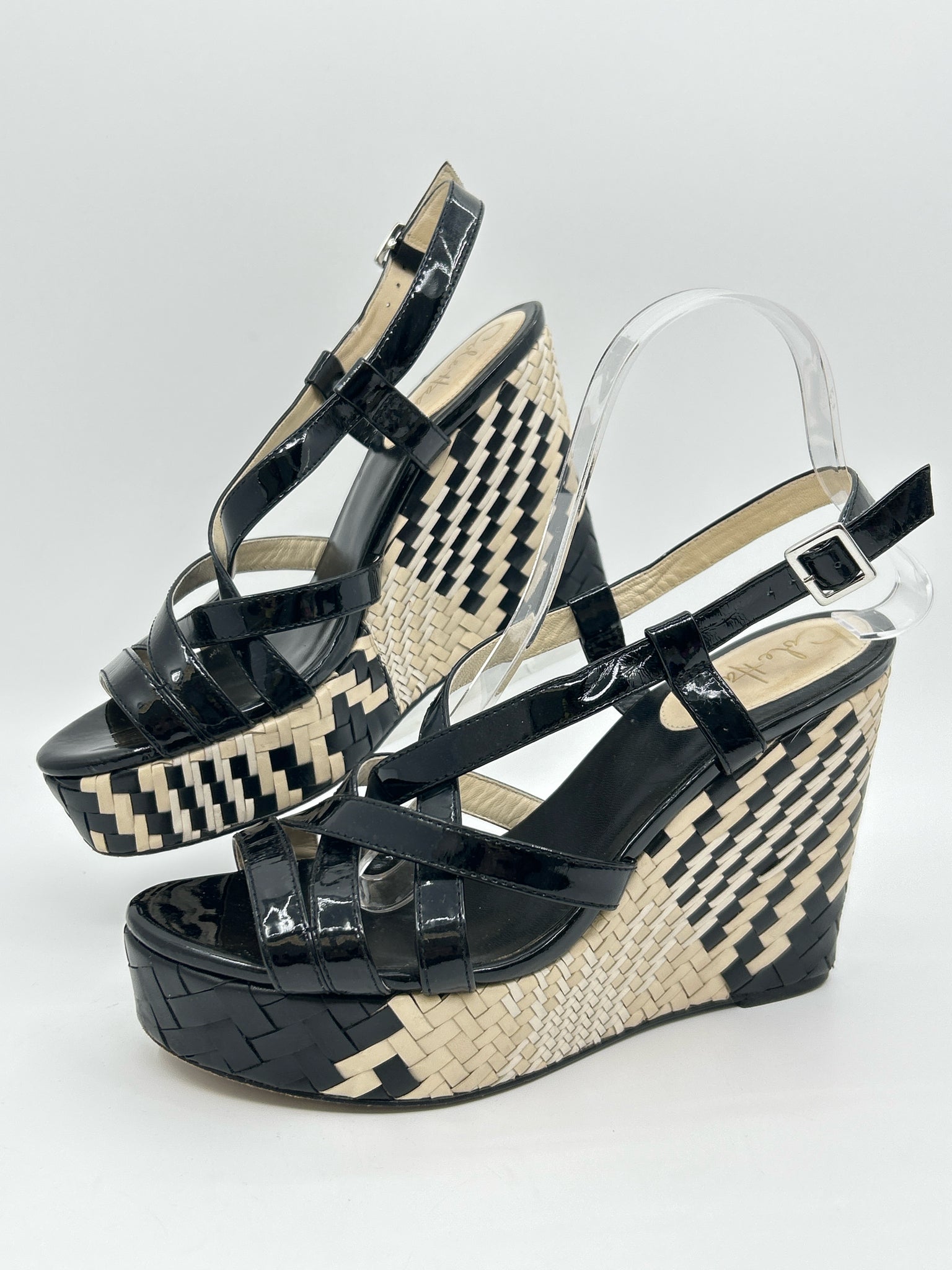 COLE HAAN Size 9B Black Women Sandal