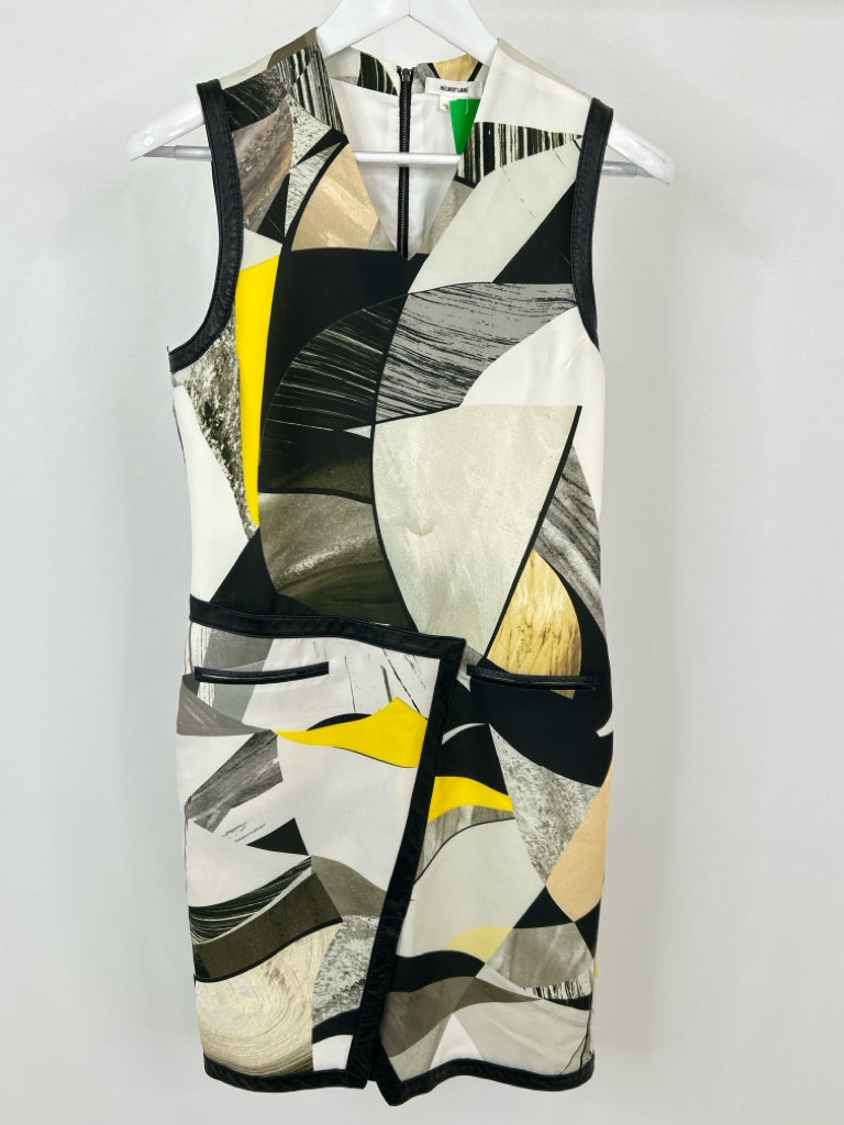 helmut lang Size 6 Black and White Dress