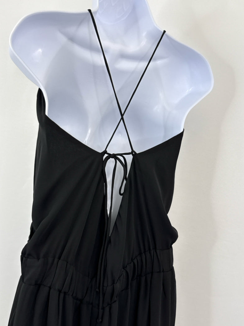 KRISA Size M Black Women Jumpsuit