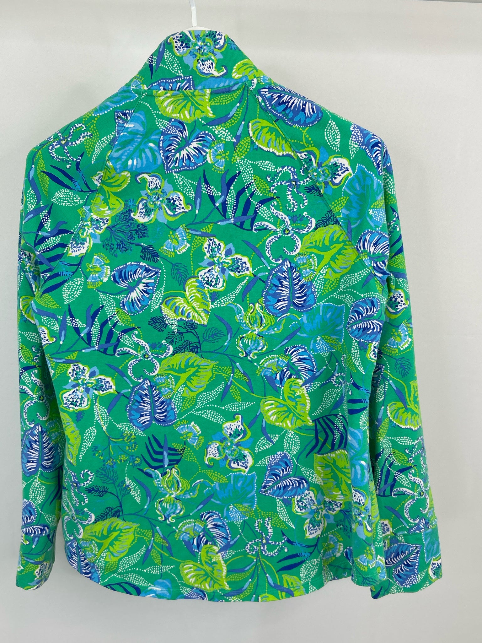 LILLY PULITZER Size M Green Print Women Pullover