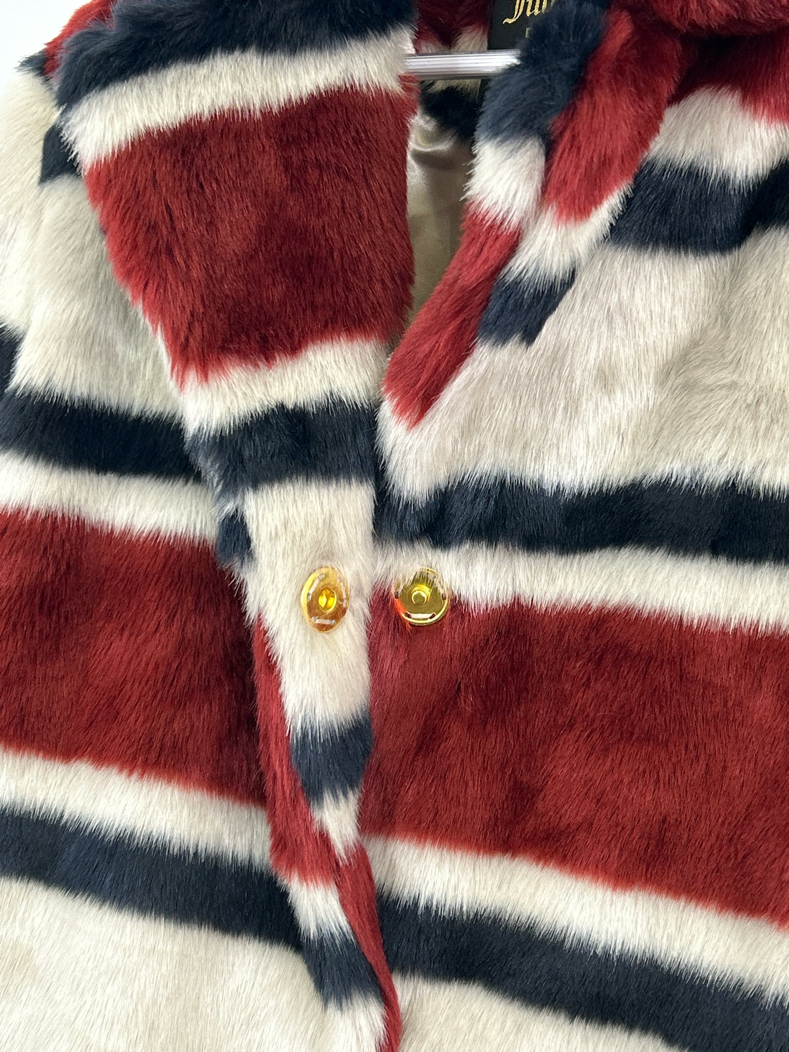 JUICY COUTURE Size XL WHITE AND RED Women Coat