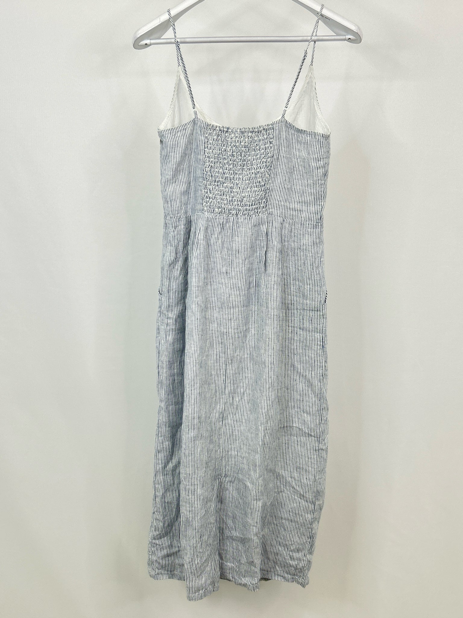 QUINCE Size S blue and white Women Dress