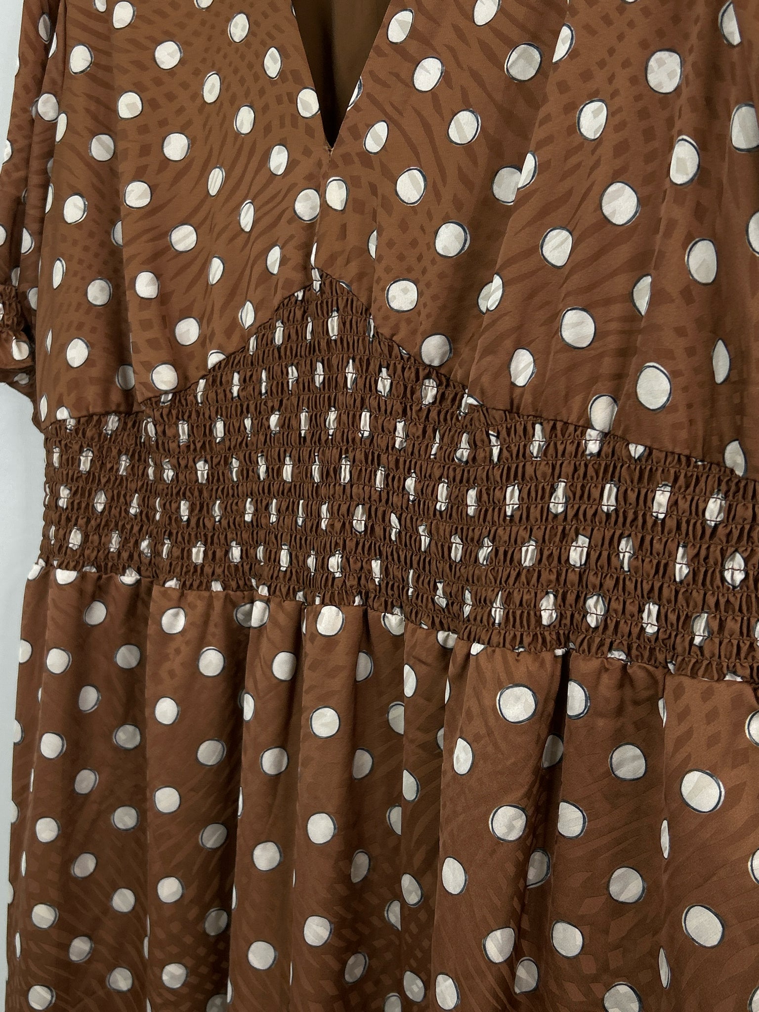 HUTCH Size 3X Brown Print Women Jumpsuit