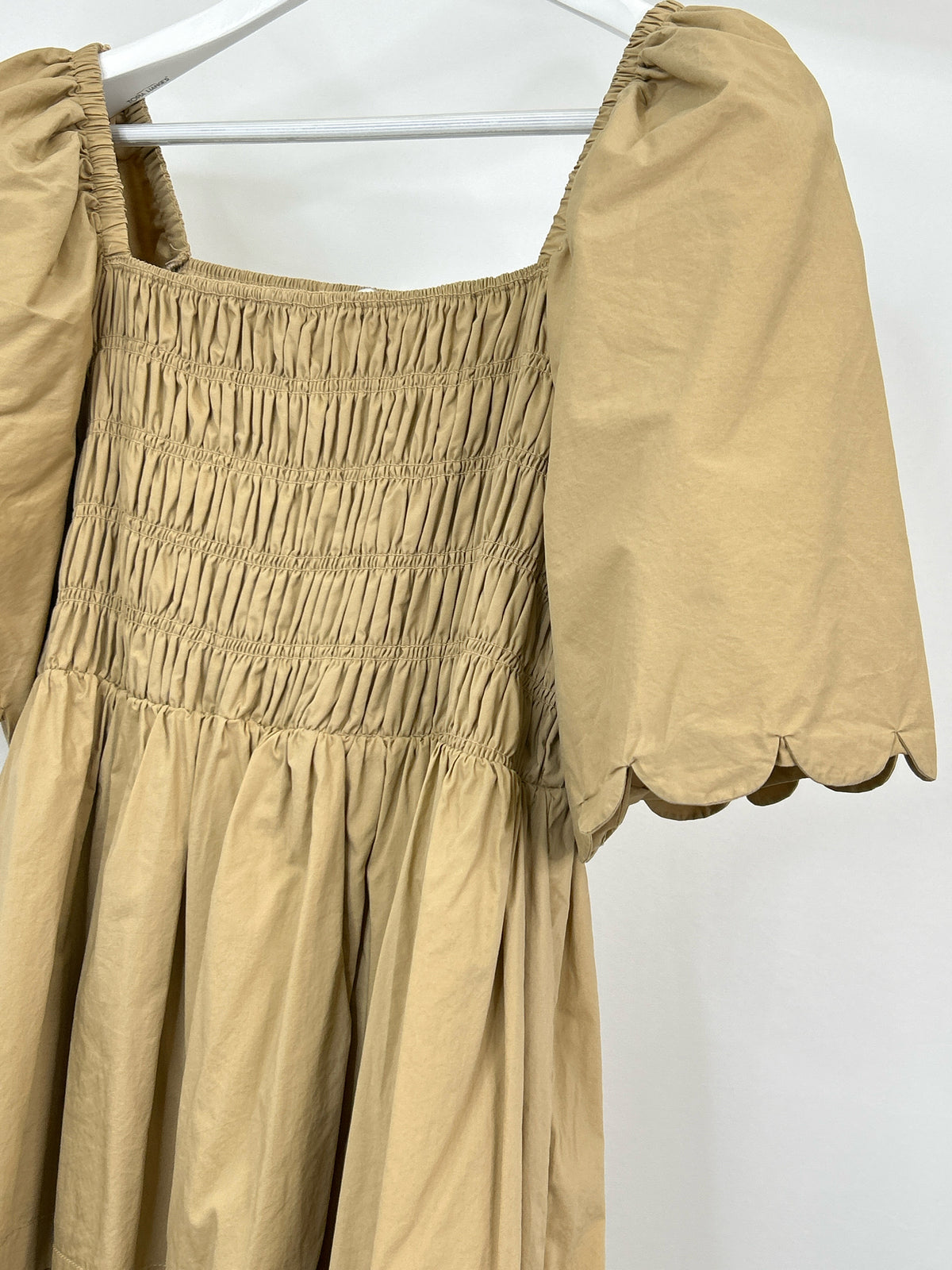 English Factory Size M Light Brown Women Dress