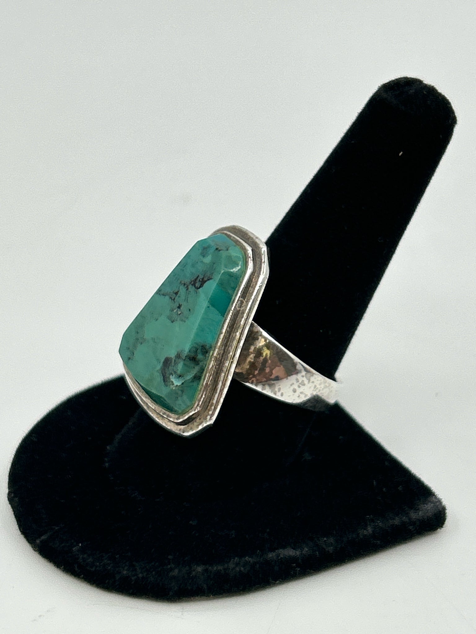 BARSE Size 9.5 Silver & Turquoise Women's Ring