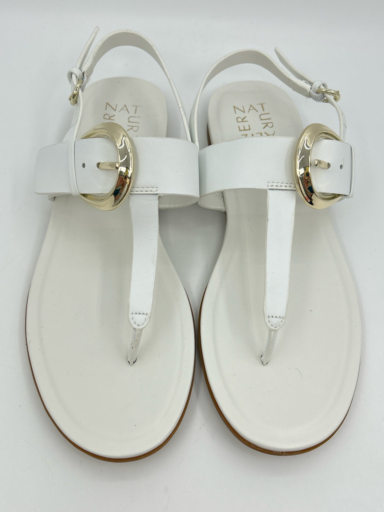 NATURALIZER Size 8M White Women Sandal