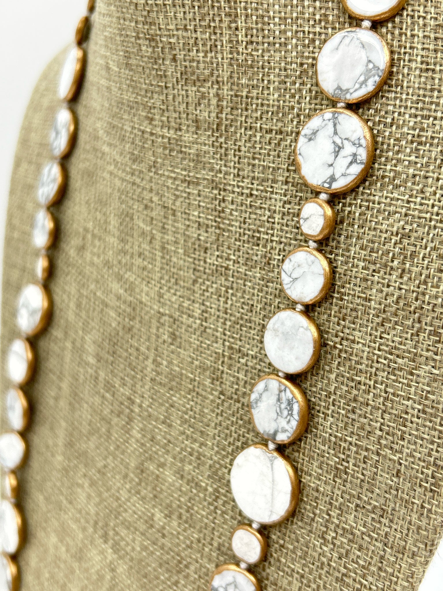 Dallas Prince Gold and White Necklace