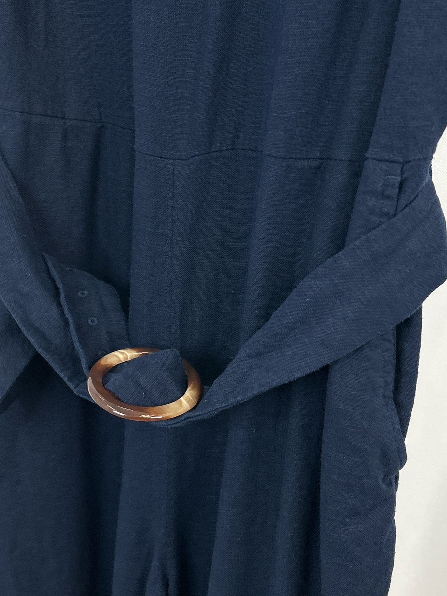 LOFT Size 12 Navy Women Jumpsuit