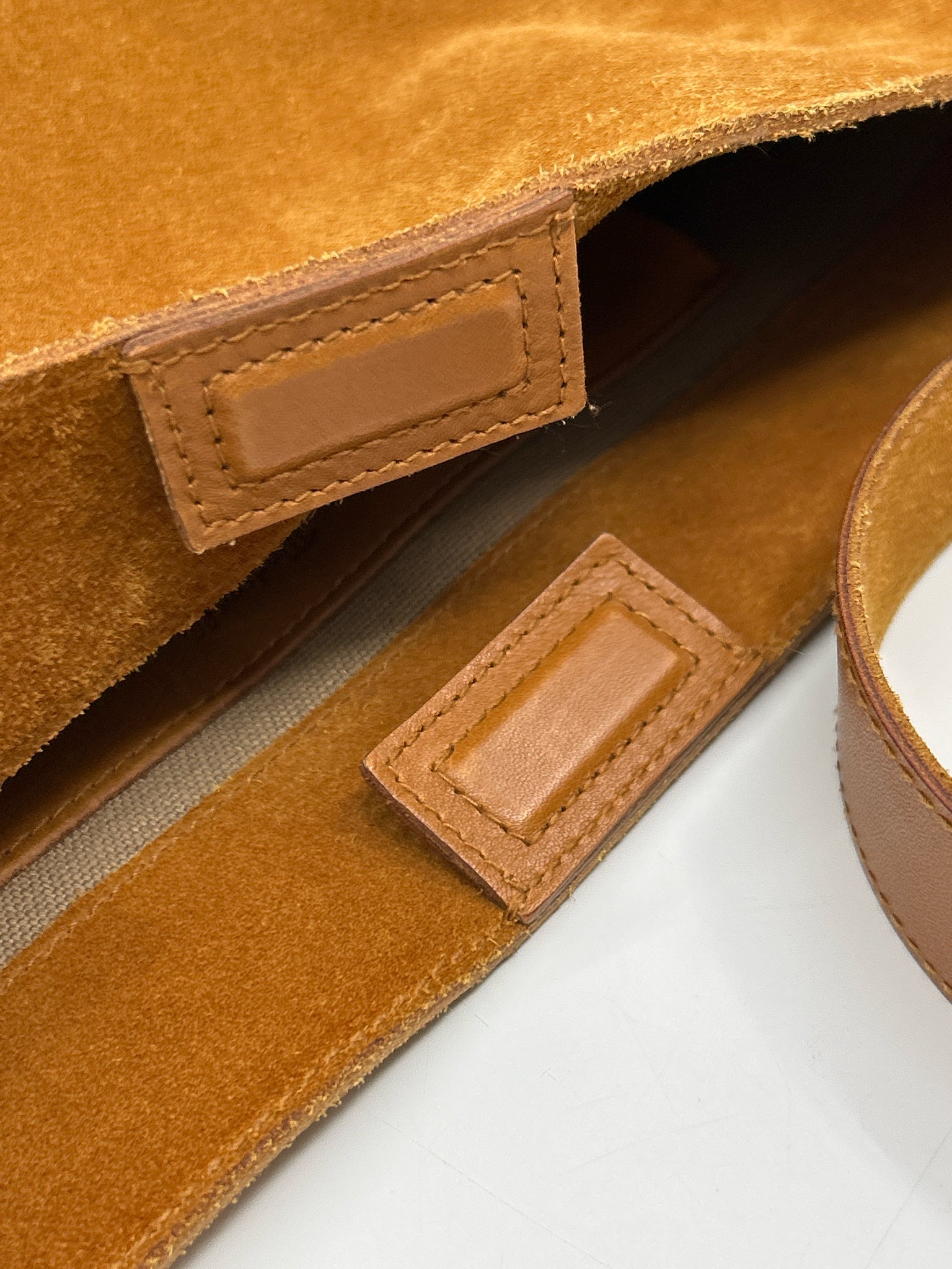 MADEWELL Orange Brown Women Purse