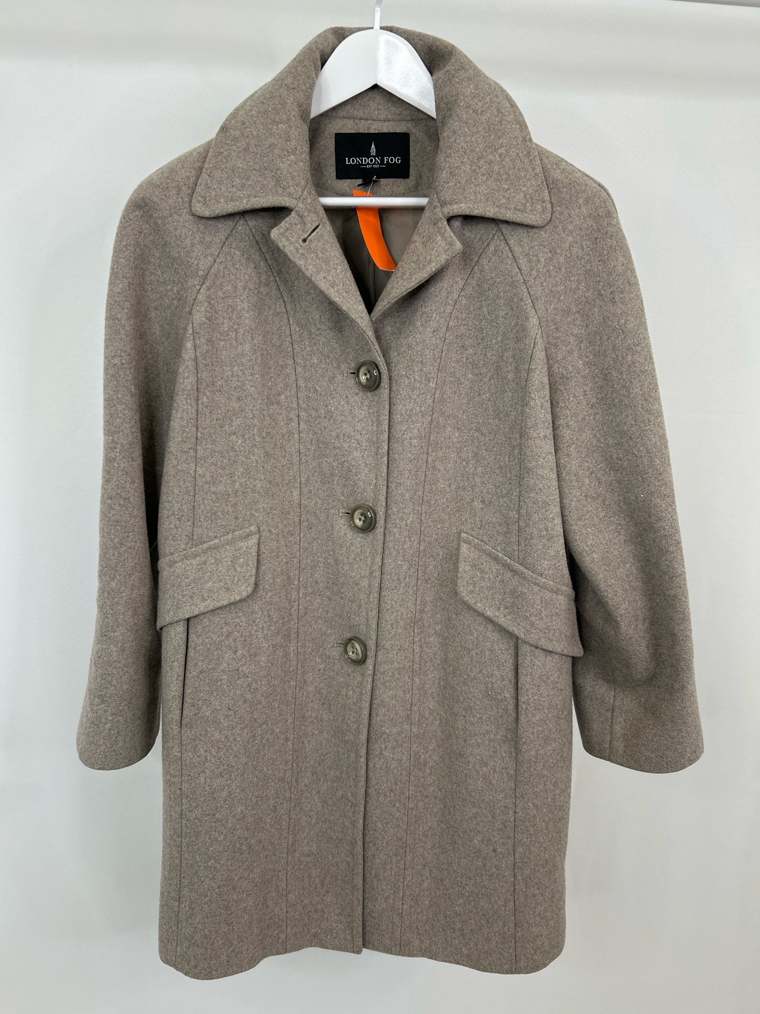 London Fog Size M Taupe Women Coat