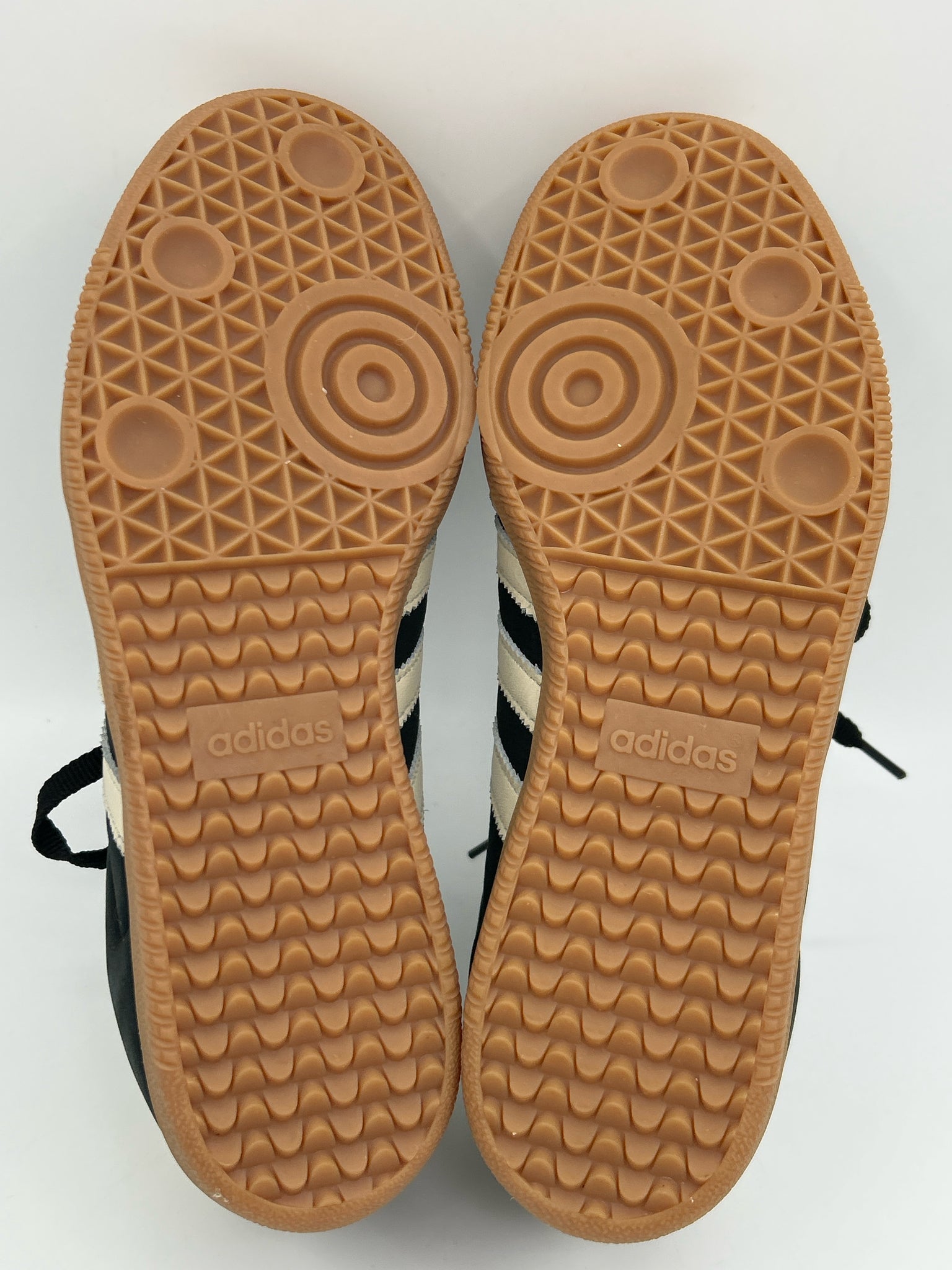 ADIDAS Size 8.5 Black & Cream Women Sneakers