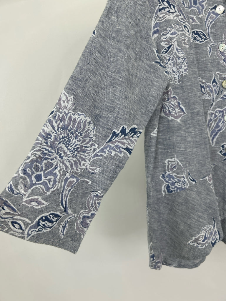 HABITAT Size S Blue floral Jacket