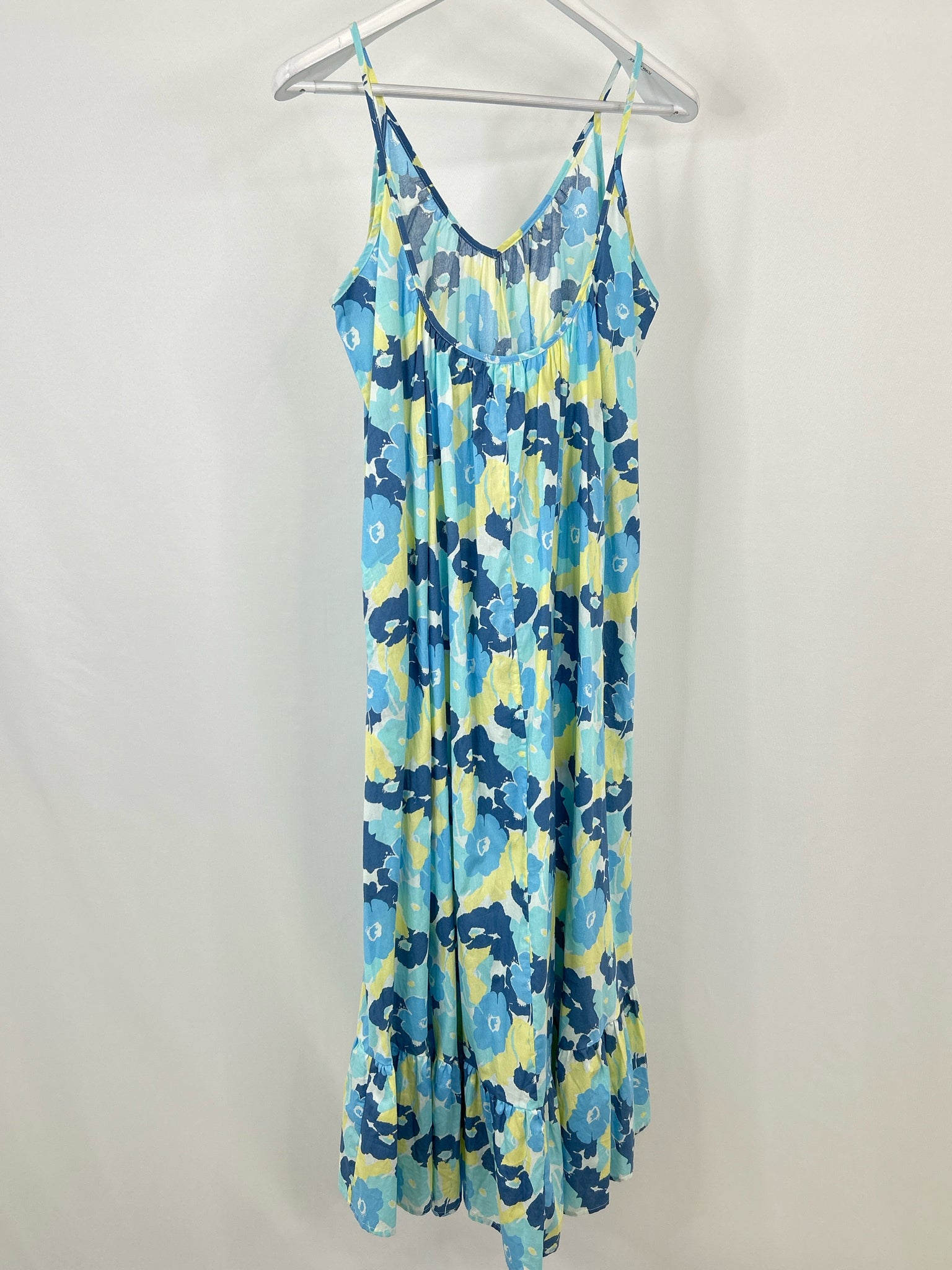 STITCHDROP Size XS BLUE AND YELLOW Women Dress