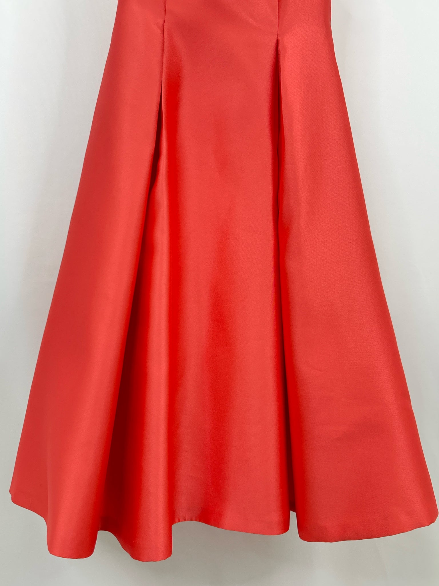 ADRIANNA PAPELL Size 8 Coral Women Dress