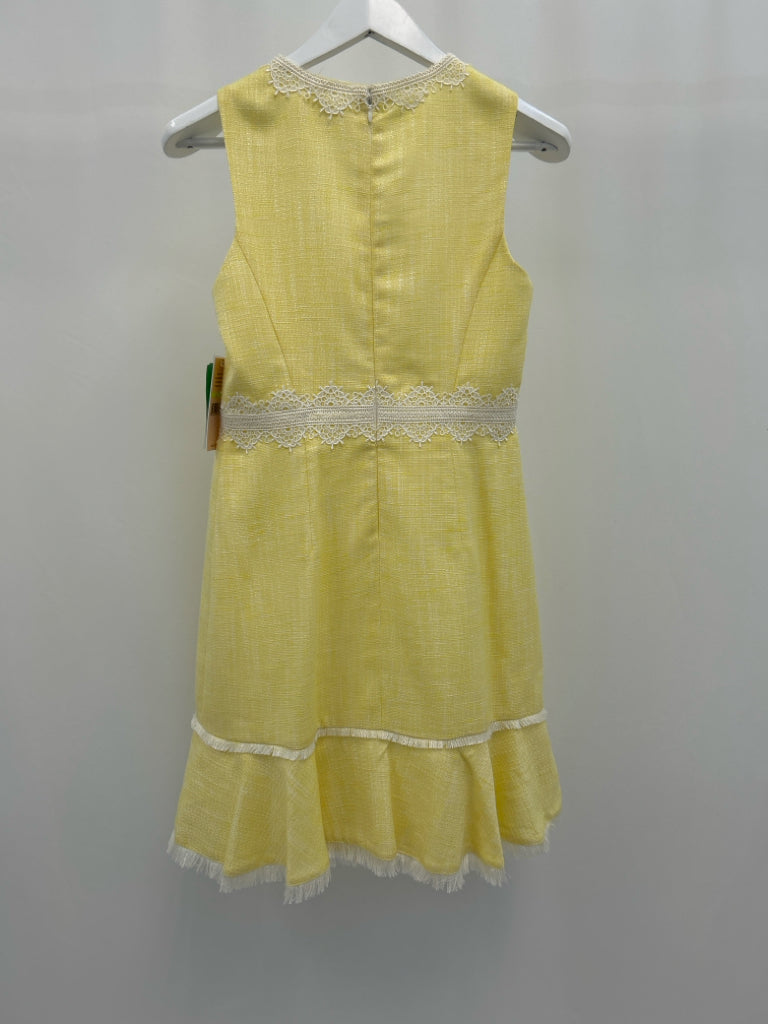 NANETTE LEPORE Women Size 4 Yellow &  White Dress