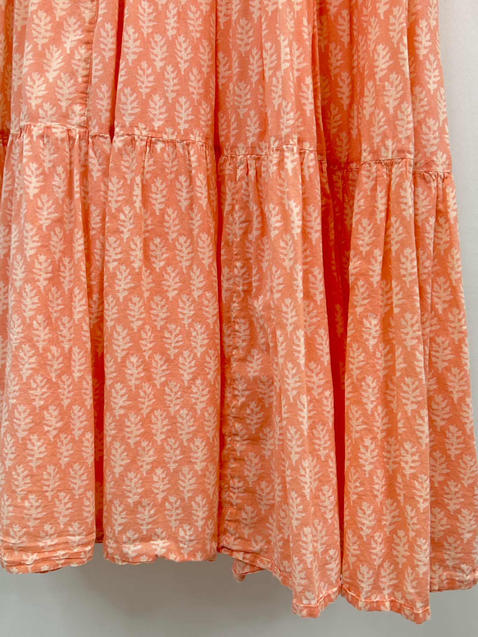 Matta Size M Coral Print Women Dress