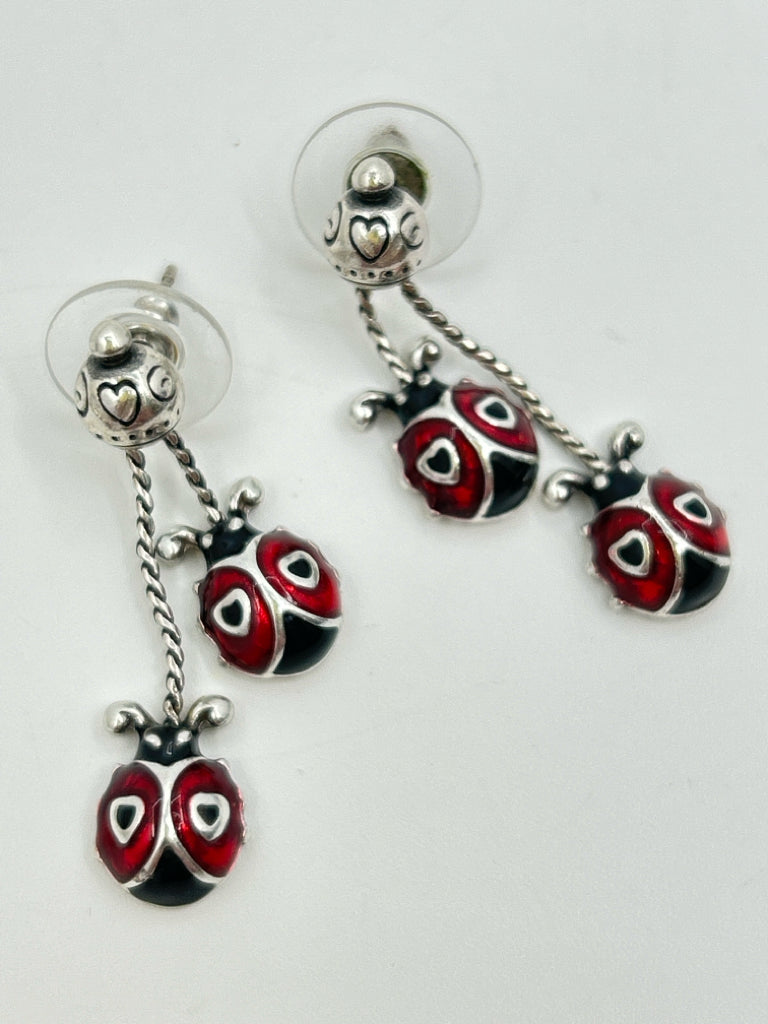 BRIGHTON SILVER AND RED Earrings