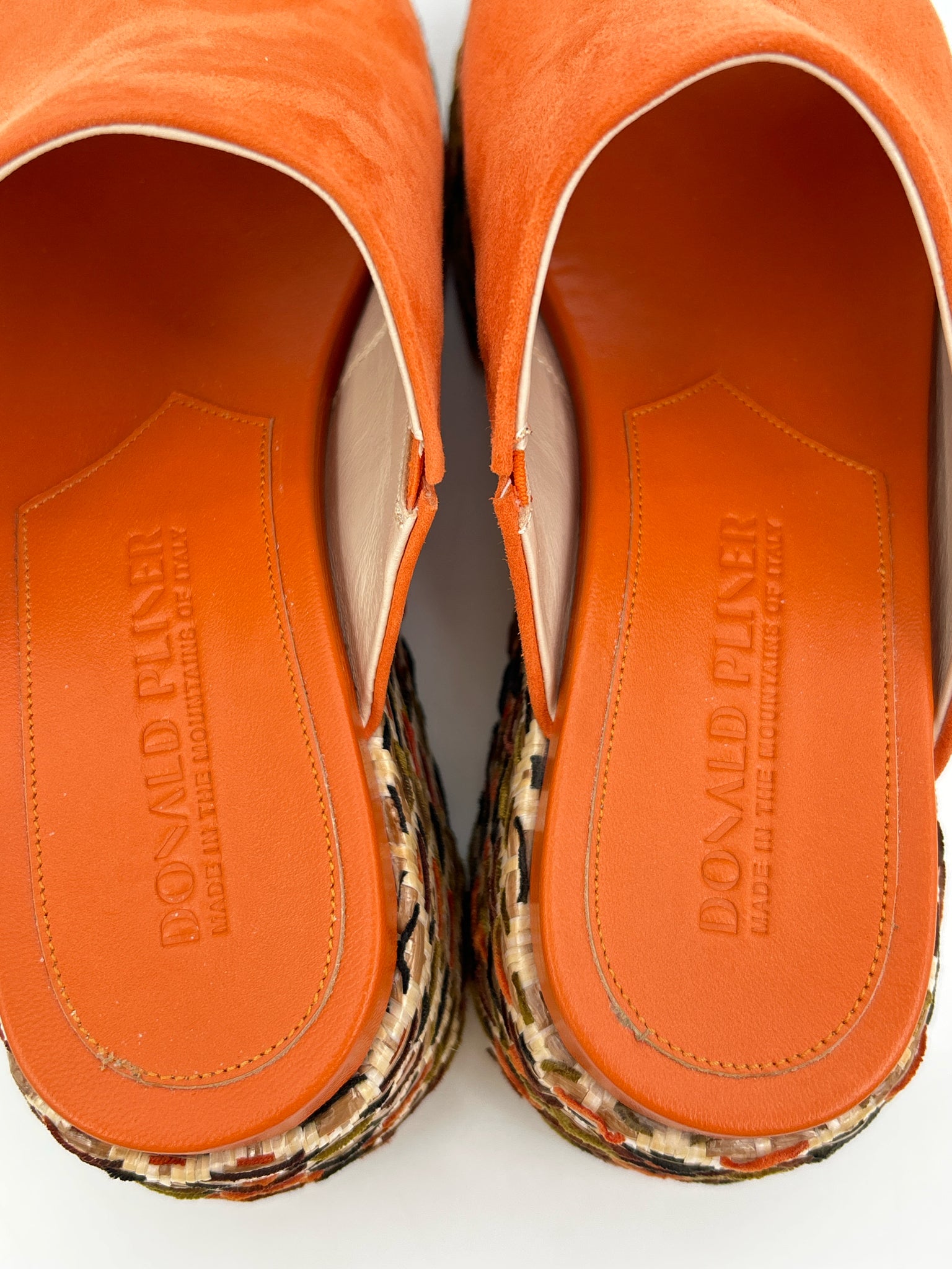 DONALD PLINER Size 7 Orange Women Sandal