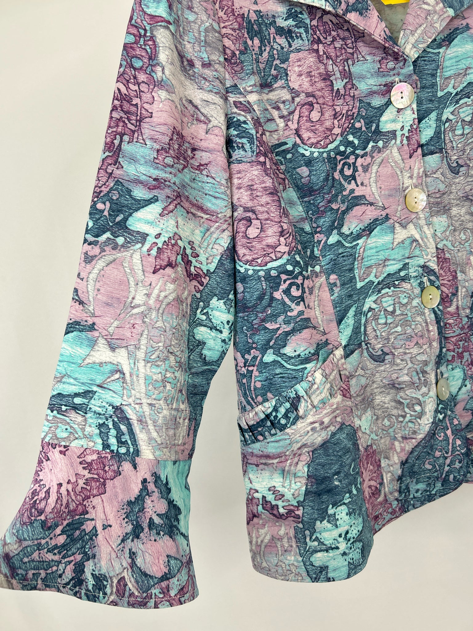 HABITAT Size S BLUE PATTERN Women Jacket