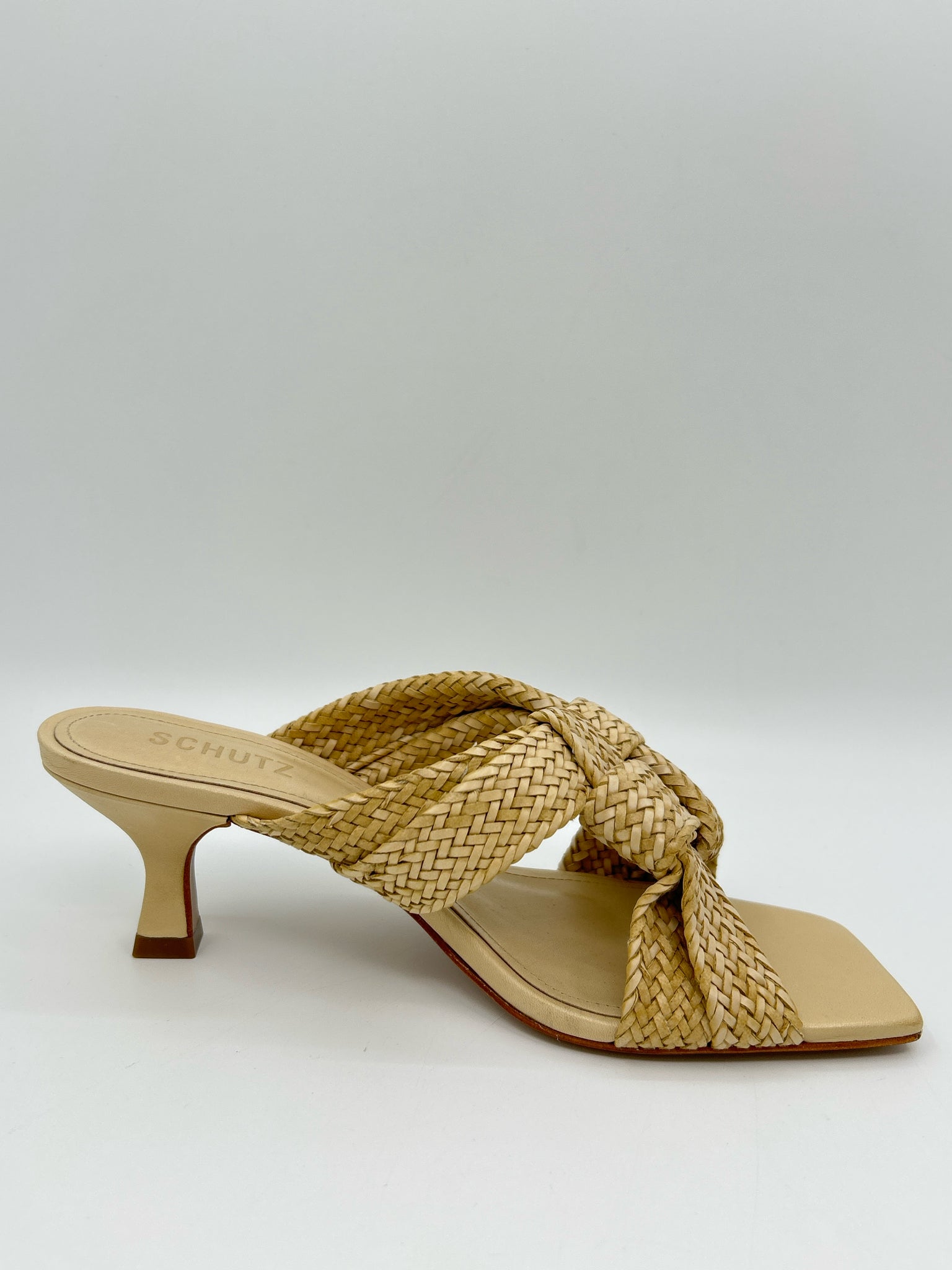 SCHUTZ Size 7.5B Natural Women Sandal NIB