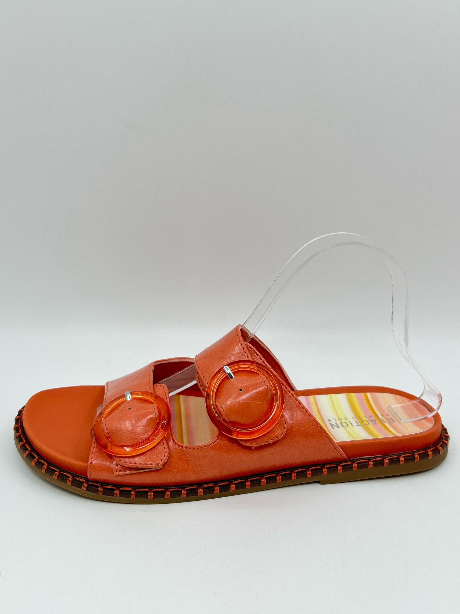 KENNETH COLE Size 9.5M Orange Women Sandal