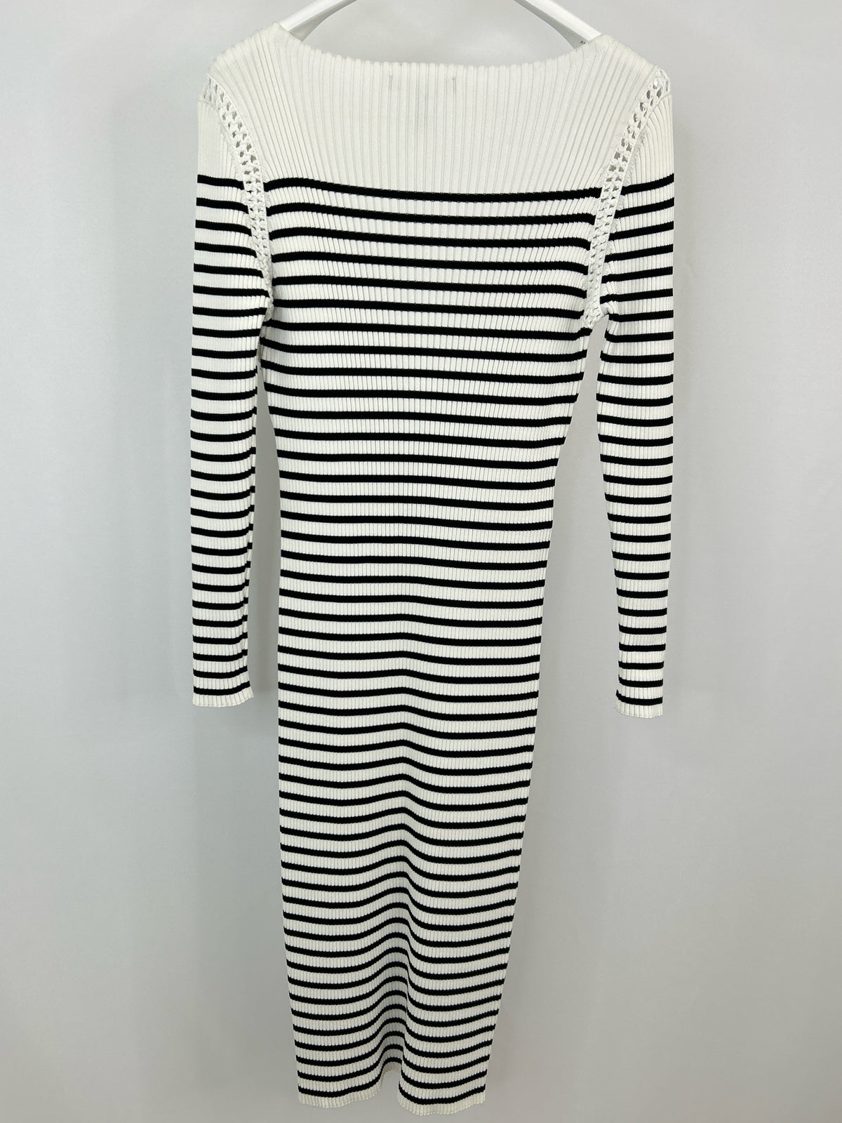 White House Black Market Size XL Black and White Women Dress