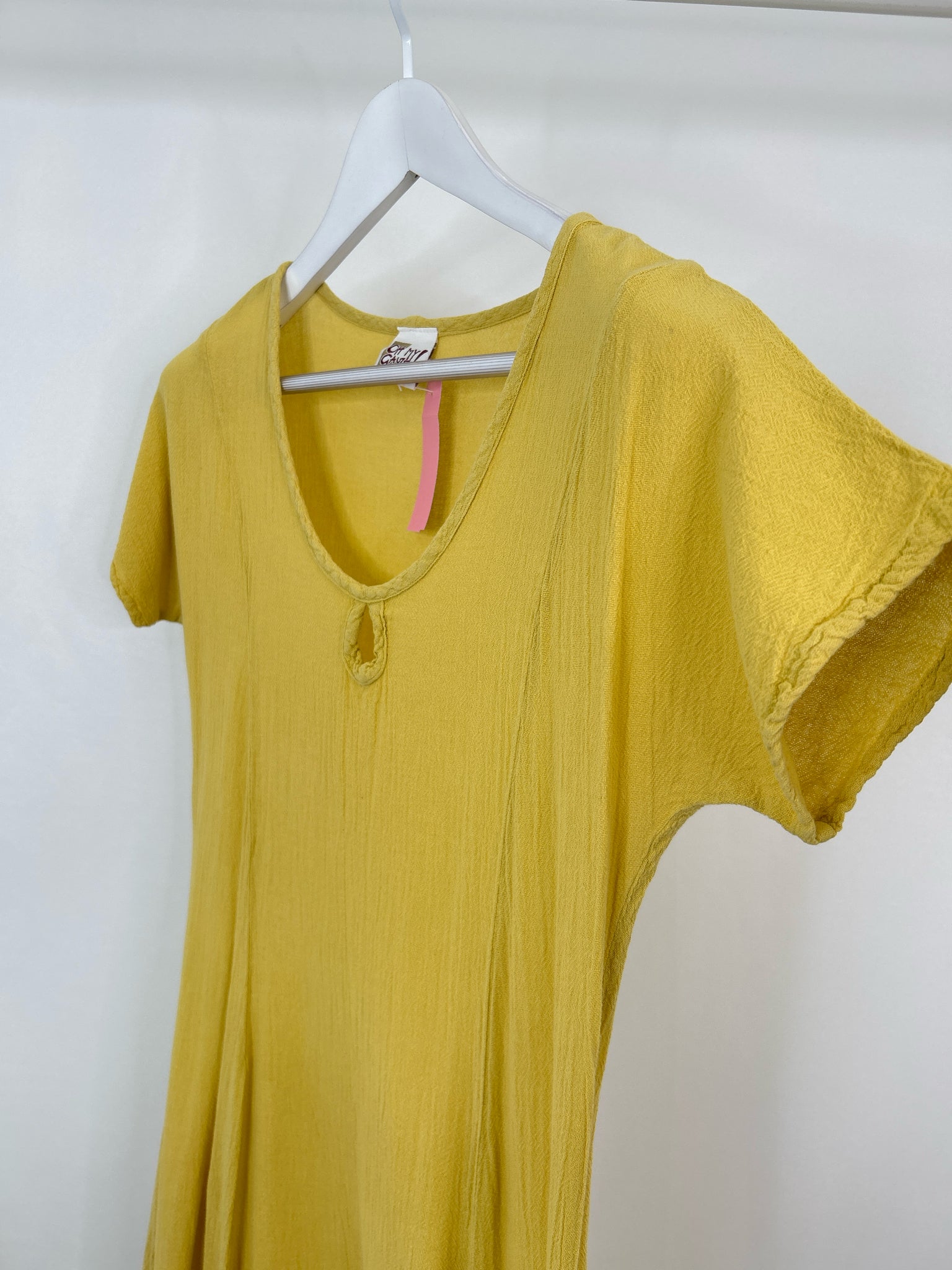 OH MY GAUZE Size S/M Yellow Women Dress