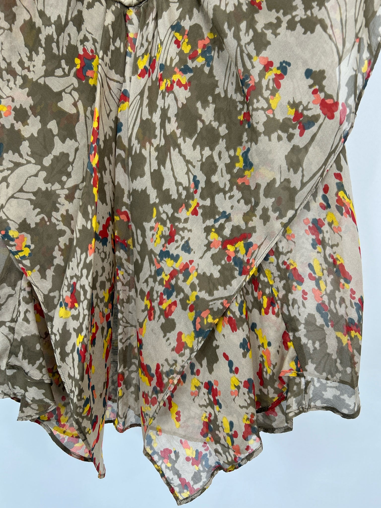 POSTELLA Size S Brown floral Women Top