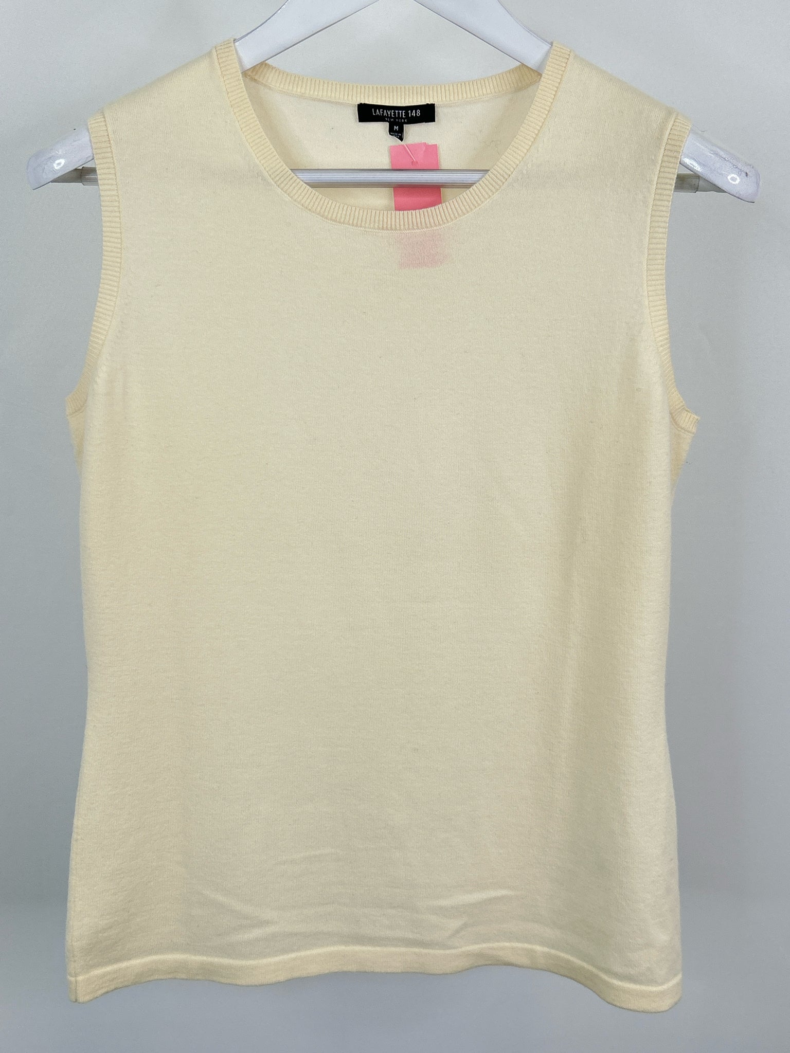 LAFAYETTE 148 Size M Cream Women Tank Top