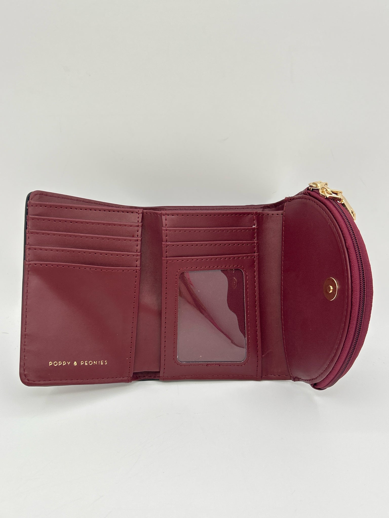 POPPY & PEONIES Burgundy Women Wallet