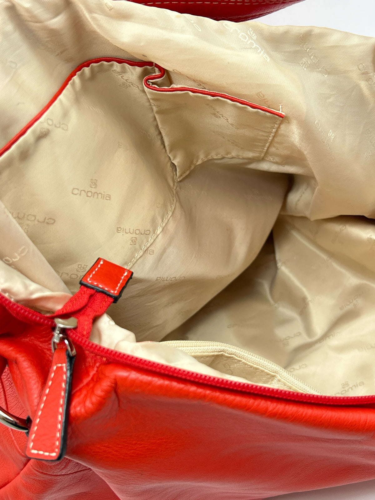 CROMIA Orange Red Women Purse