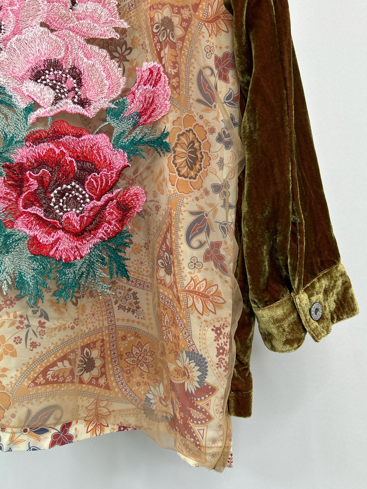 ARATTA Size S Green Women Shirt