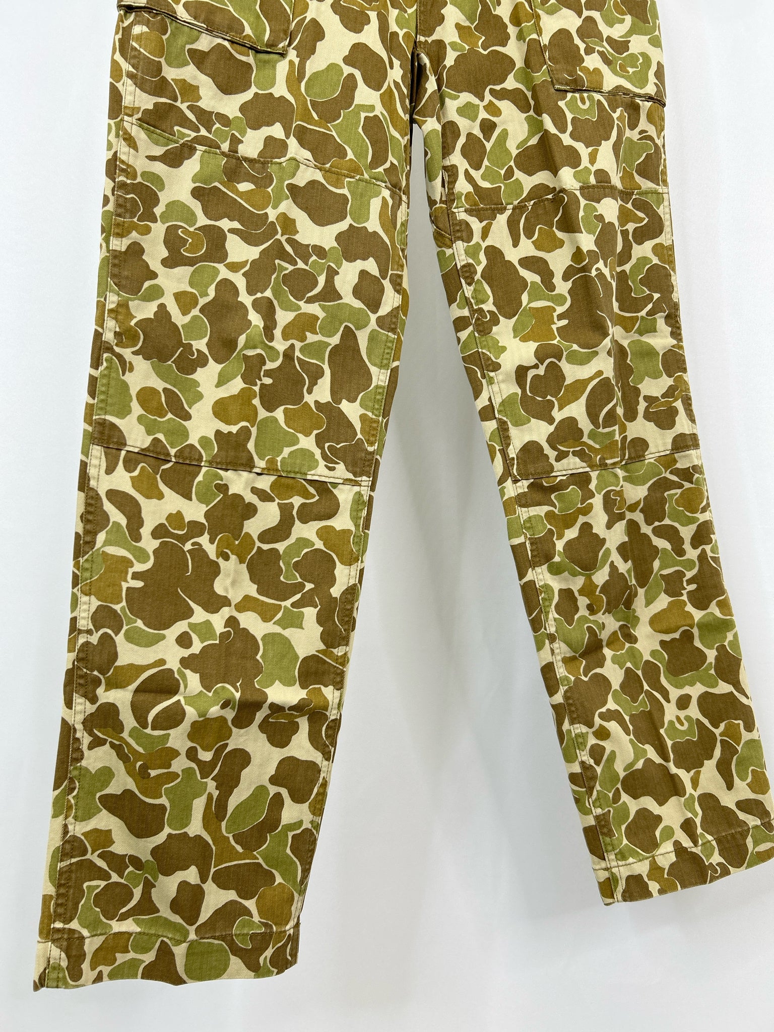 GAP Size 30/32 Green Print Women Pants NWT