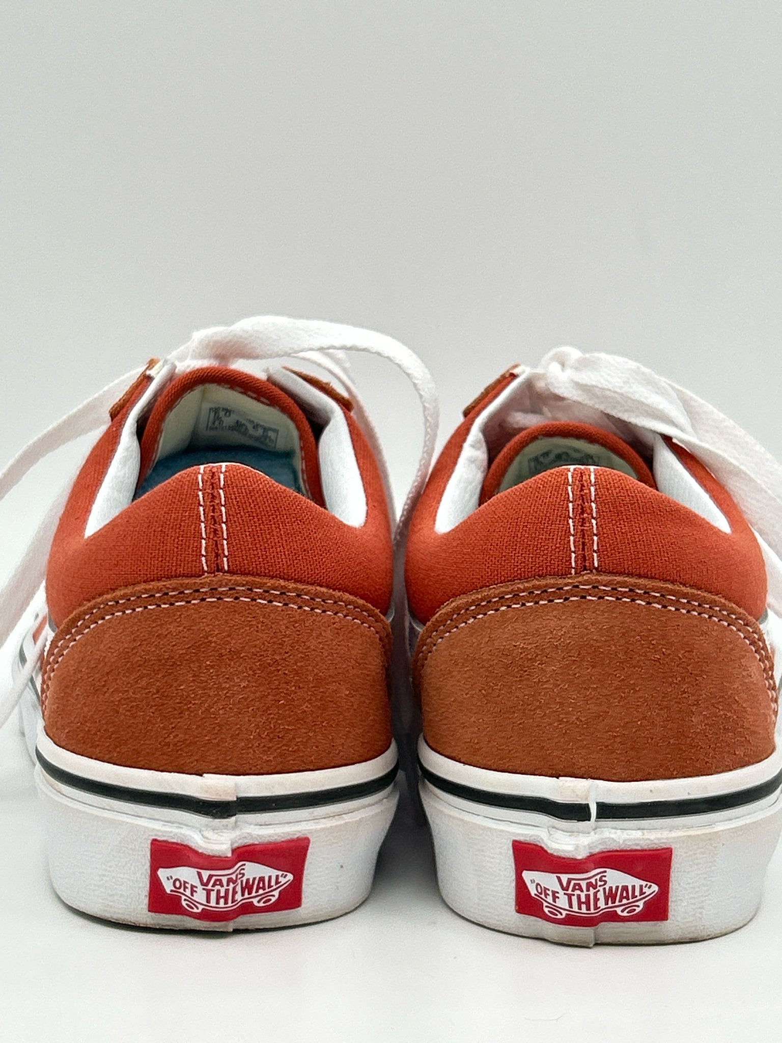 VANS Size 6.5 Orange Women Sneakers