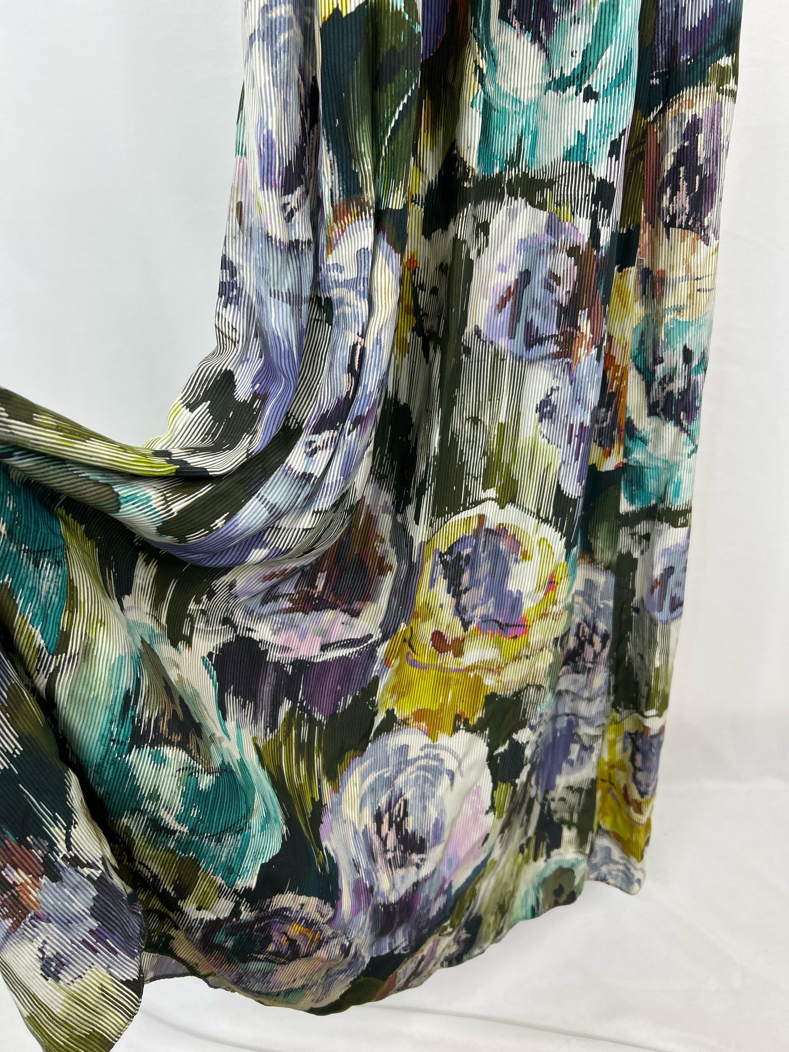 DOLORES PROMESA Size 38 Green Print Women Dress