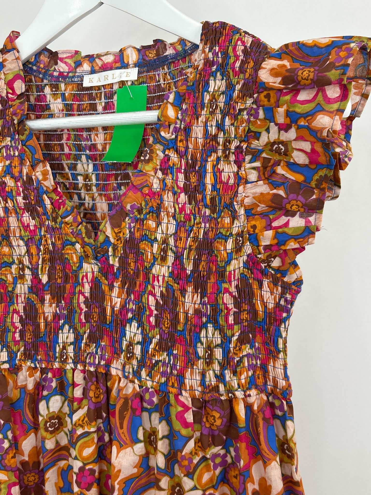 KARLIE Size S Multi-Color Women Dress