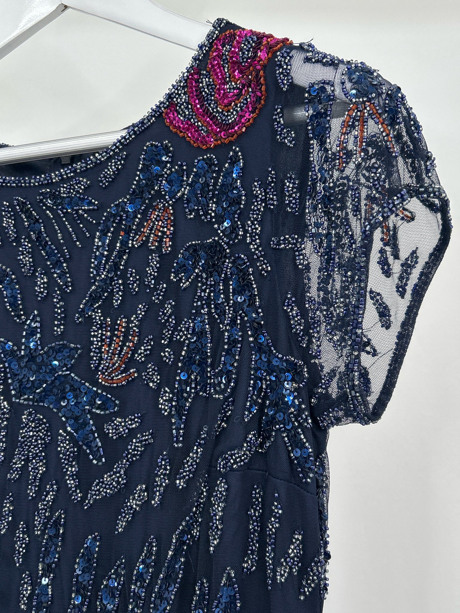 PISARRO NIGHTS Size 8 Navy Women Dress