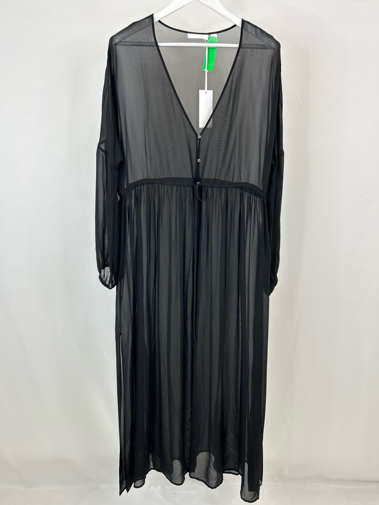 THE WHITE COMPANY Size 12 Black Women Cover-Up