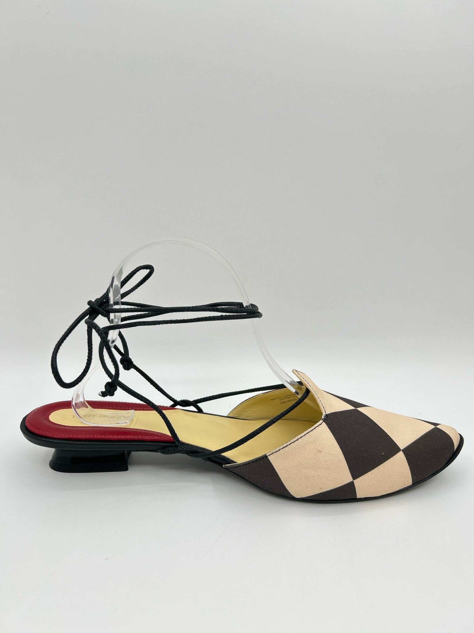 TORY BURCH Size 11 BROWN AND BEIGE Women Flats