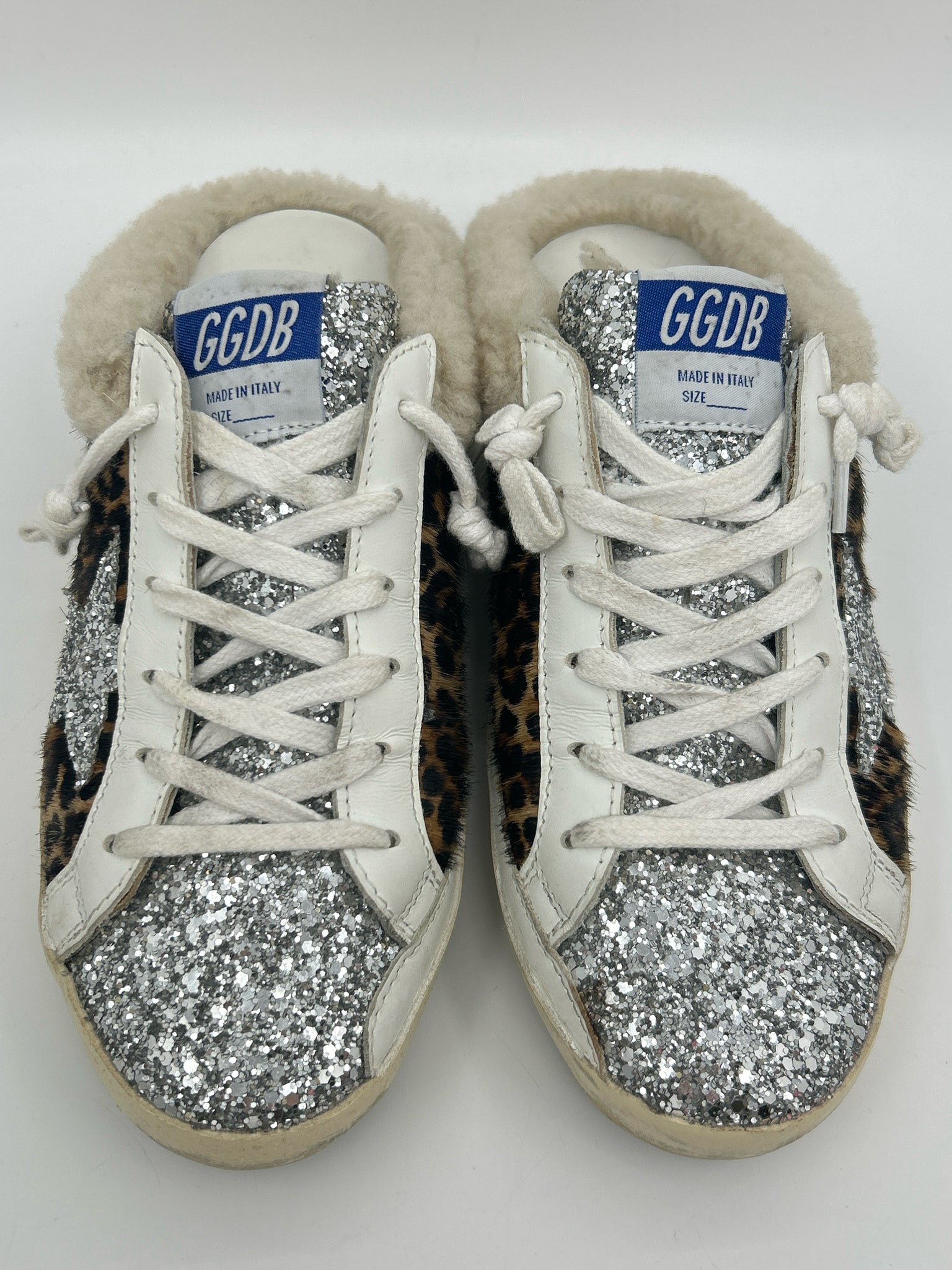 GOLDEN GOOSE Size 8 Brown and Black Women Sneakers