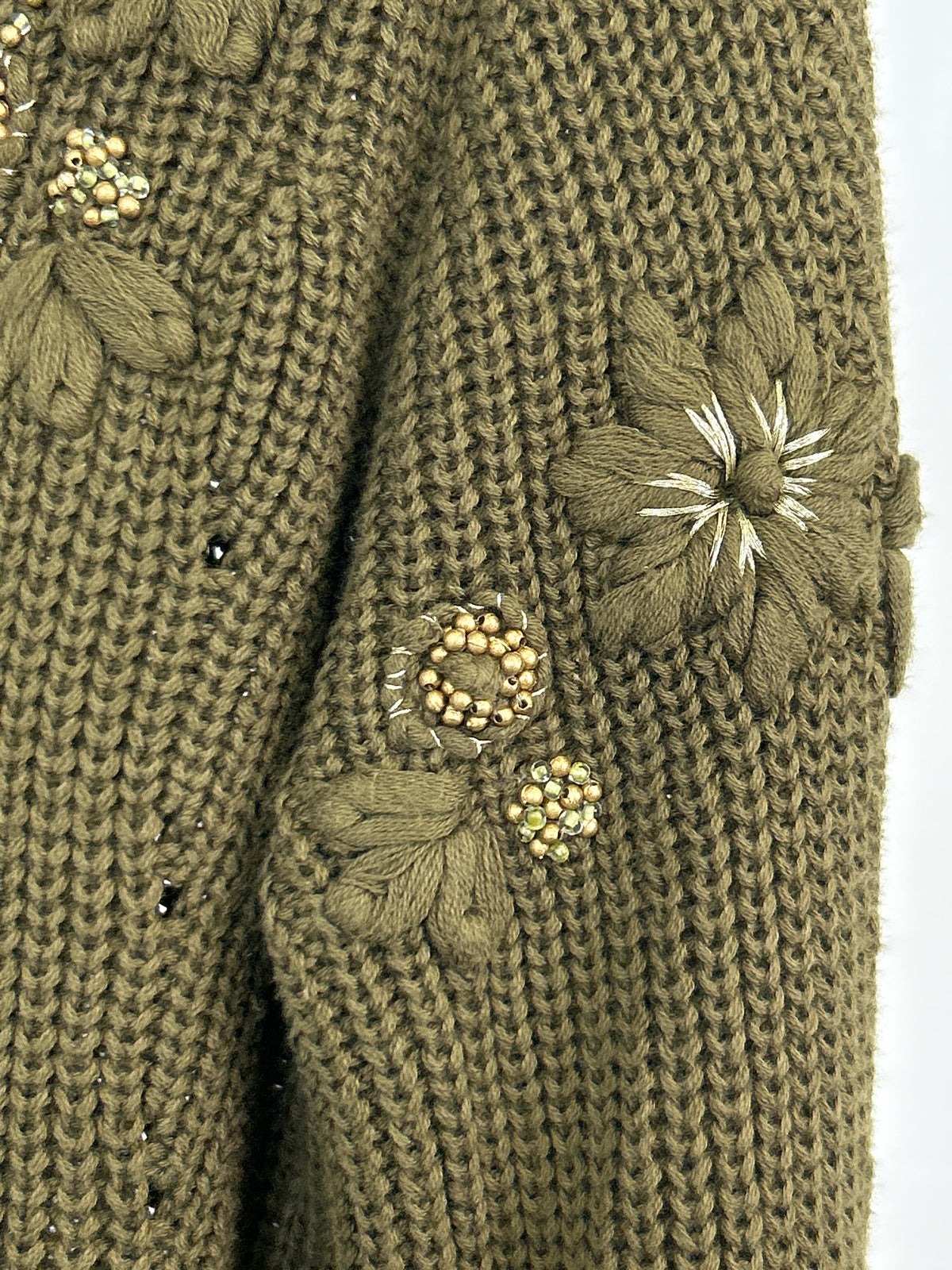 SOFT SURROUNDINGS Size M Green Women Cardigan