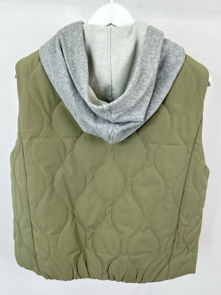 C'ISA Women Size L OLIVE GREEN Vest