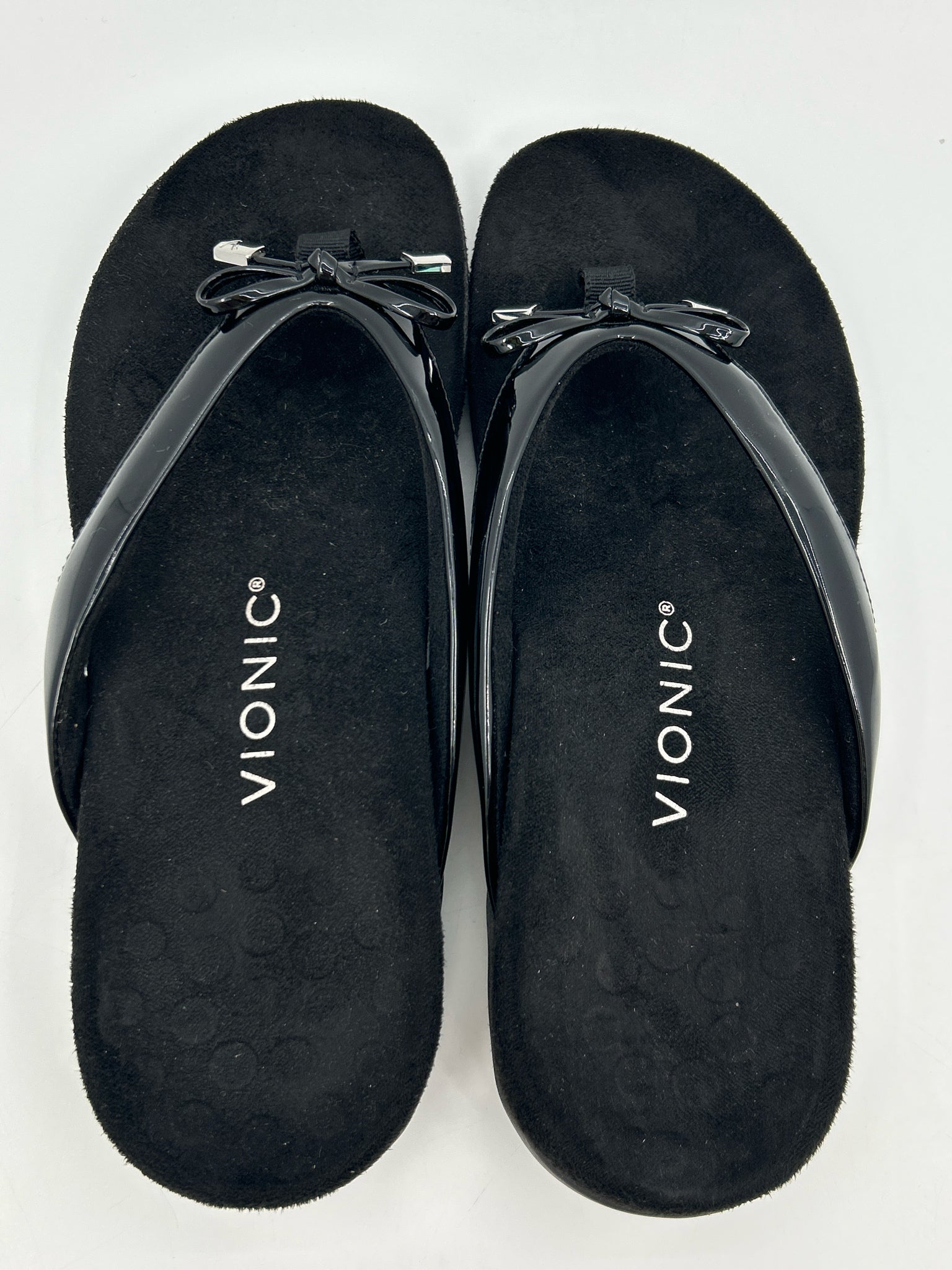 VIONIC Size 7 Black Women Sandal