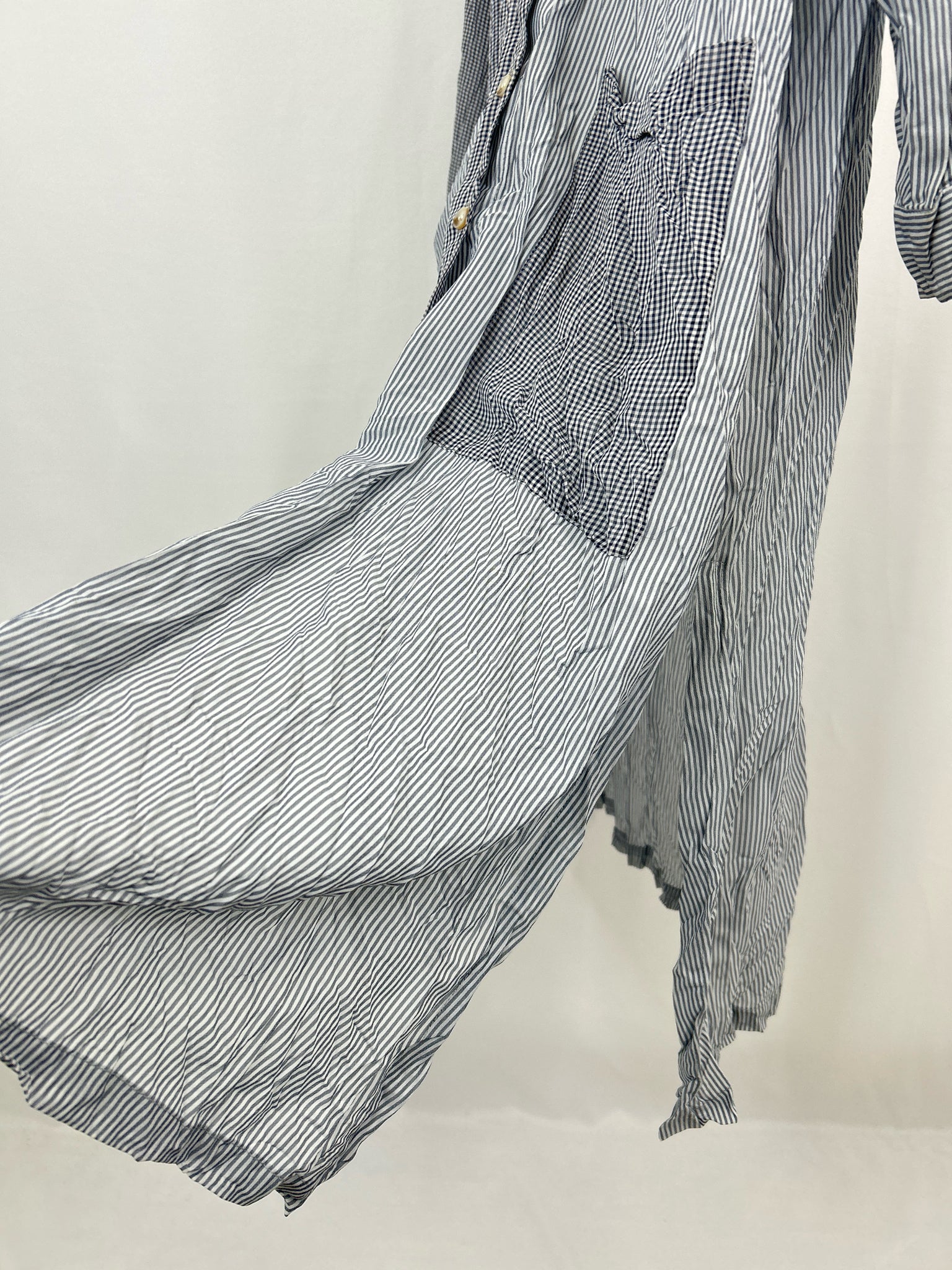 ALEMBIKA Size M NAVY AND GREY Women Dress