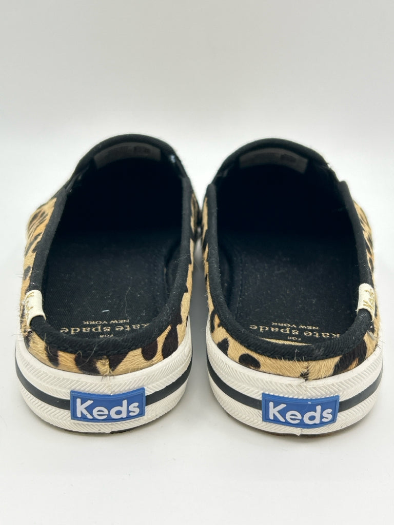 KEDS Women Size 8.5 BEIGE AND BROWN Sneakers