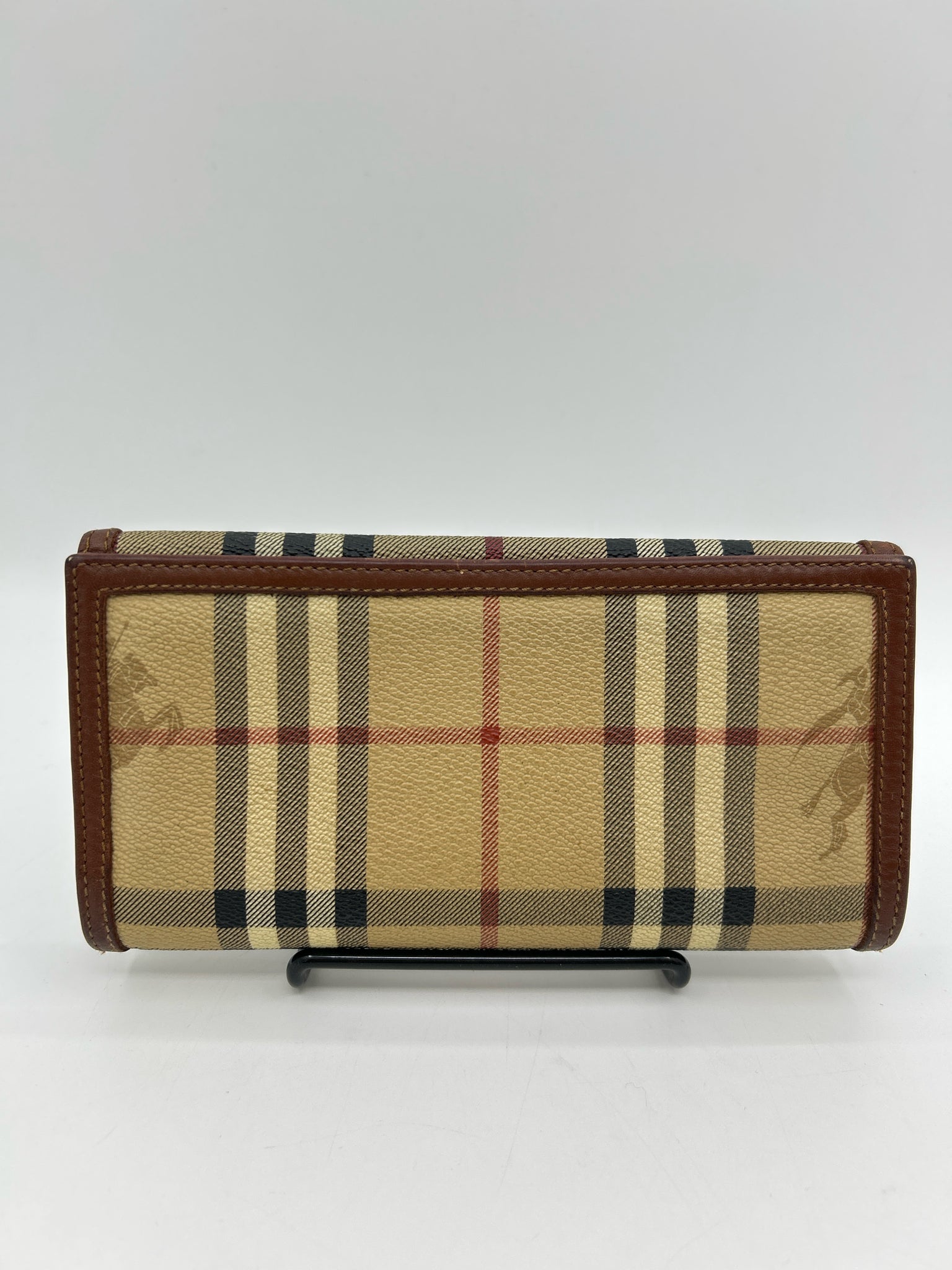 BURBERRY Tan Plaid Women Wallet