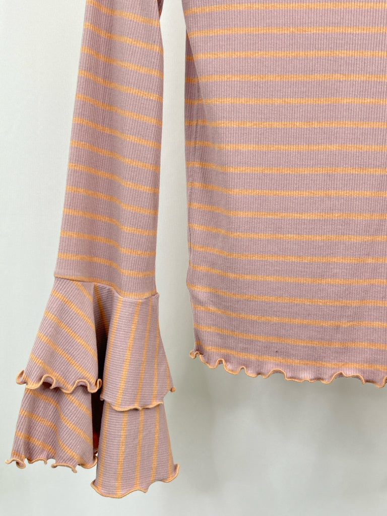 WE THE FREE Women Size S Lilac Striped Top NWT